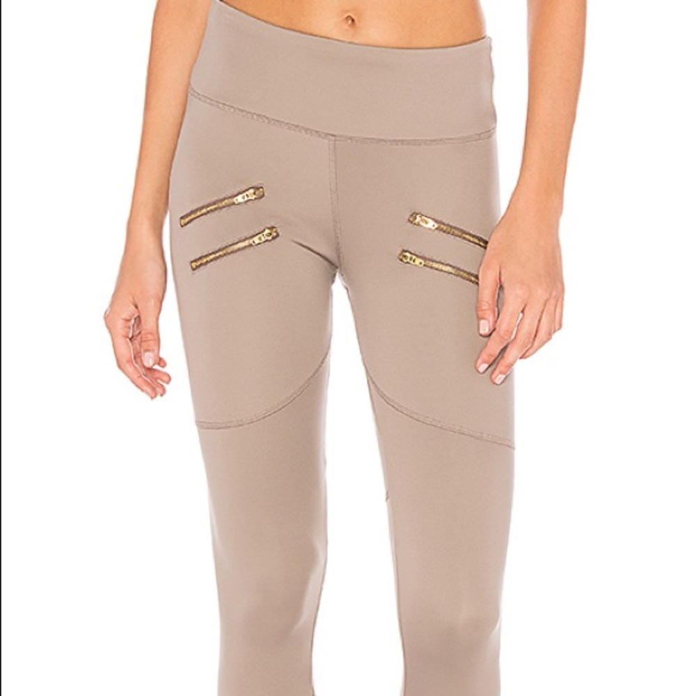 VARLEY PALMS TAUPE LEGGINGS NEW WITH TAGS